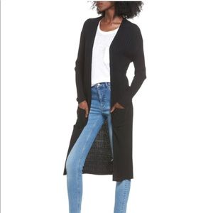 BP. Rib knit midi cardigan